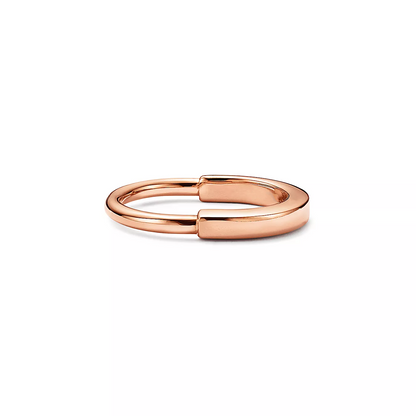 [Lumi Jewelry]LOCK RING PINK GOLD