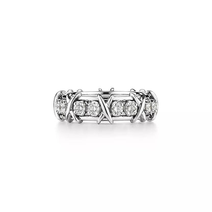 [Lumi Jewelry]SIXTEEN STONE SILVER RING