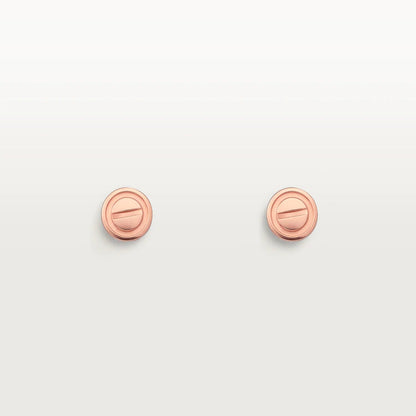 [Lumi Jewels]LOVE EARRINGS PINK GOLD 10MM