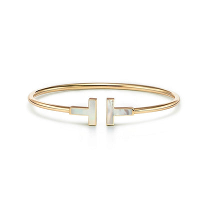 [Lumi Jewelry]T BRACELET 1.8MM MOP PINK GOLD