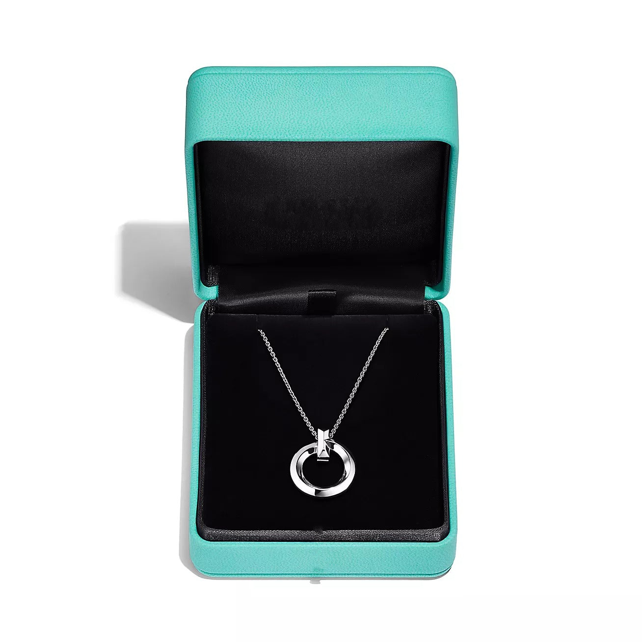 [Lumi Jewelry]T CIRCLE PENDENT SILVER NECKLACE