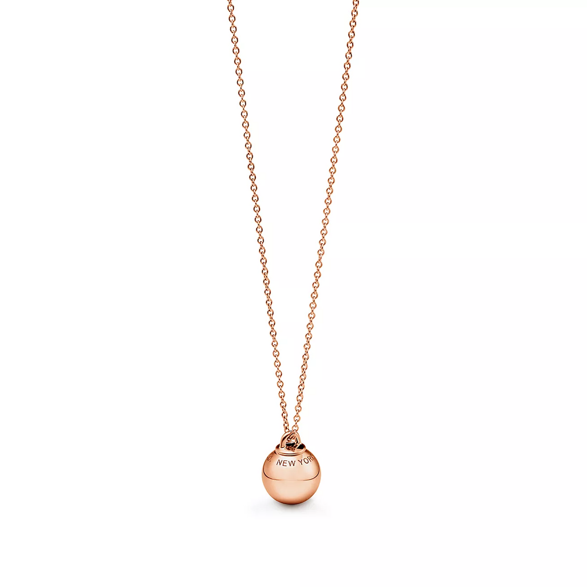 [Lumi Jewelry]BALL PENDANT 12.75MM NECKLACE
