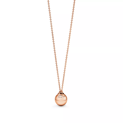 [Lumi Jewelry]BALL PENDANT 12.75MM NECKLACE