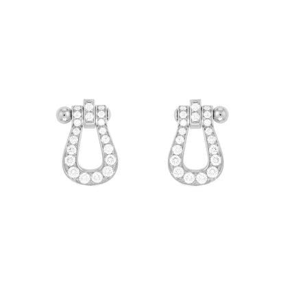 [Lumi Jewels]FORCE 10 FULL DIAMOND STUD EARRINGS MINI MODEL