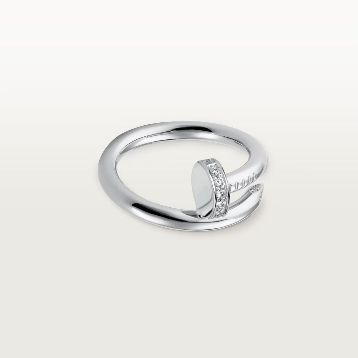 [Lumi Jewelry]JUSTE RING 2.6MM HALF DIAMOND