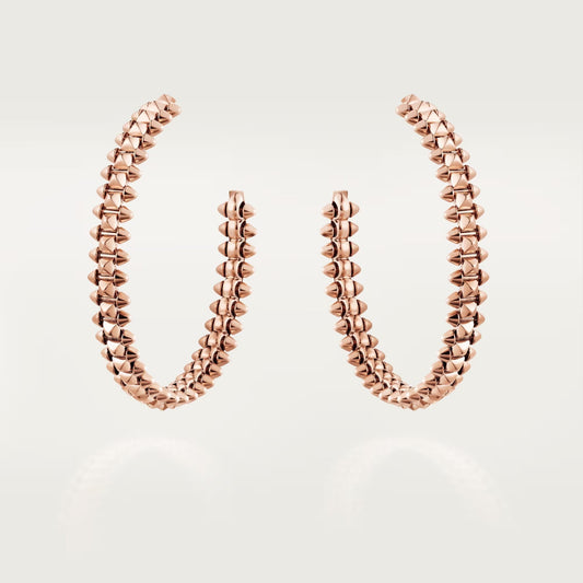 [Lumi Jewelry]CLASH HOOP LARGE EARRINGS