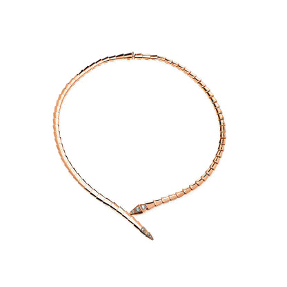 [Lumi Jewels]SERPENTI NECKLACE set with diamonds