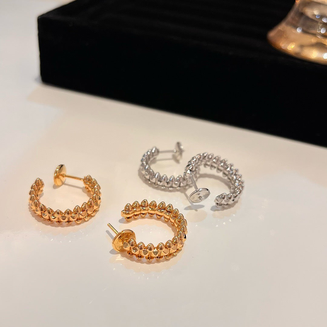 [Lumi Jewels]CLASH SMALL HOOP EARRINGS