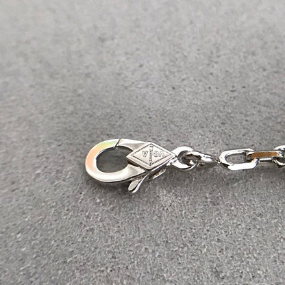 [Lumi Jewels]CLOVER 5 MOTIF ONYXS DIAMOND BRACELET SILVER