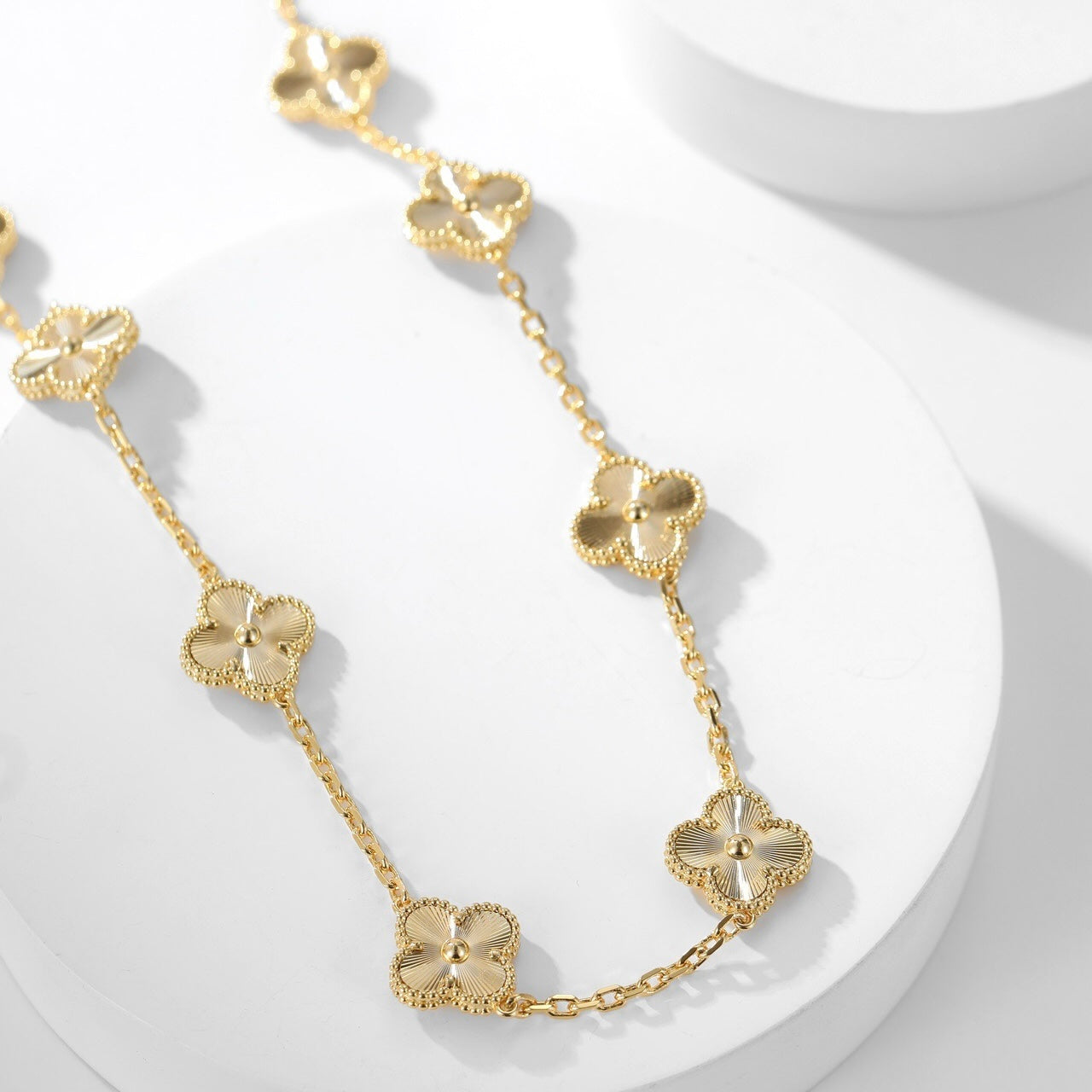 [Lumi Jewels]CLOVERS THE 10-MOTIFS LASER NECKLACE