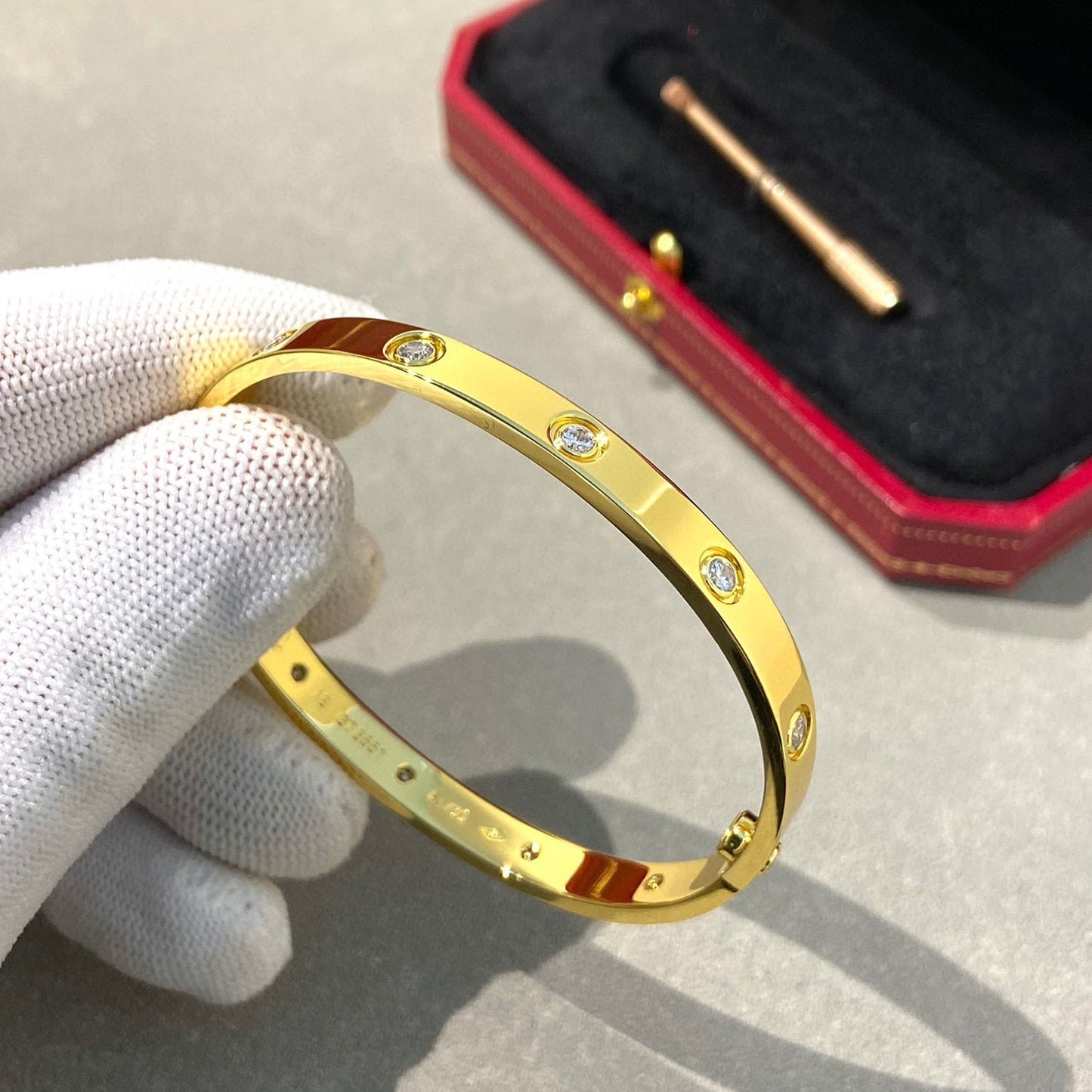 [Lumi Jewels]LOVE BRACELET 6.1MM 10 DIAMONDS