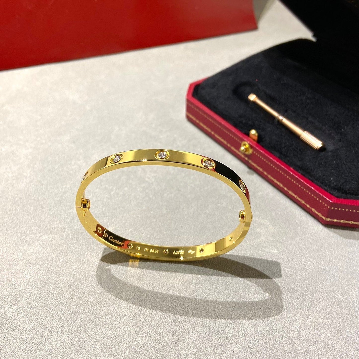 [Lumi Jewels]LOVE BRACELET 6.1MM 10 DIAMONDS