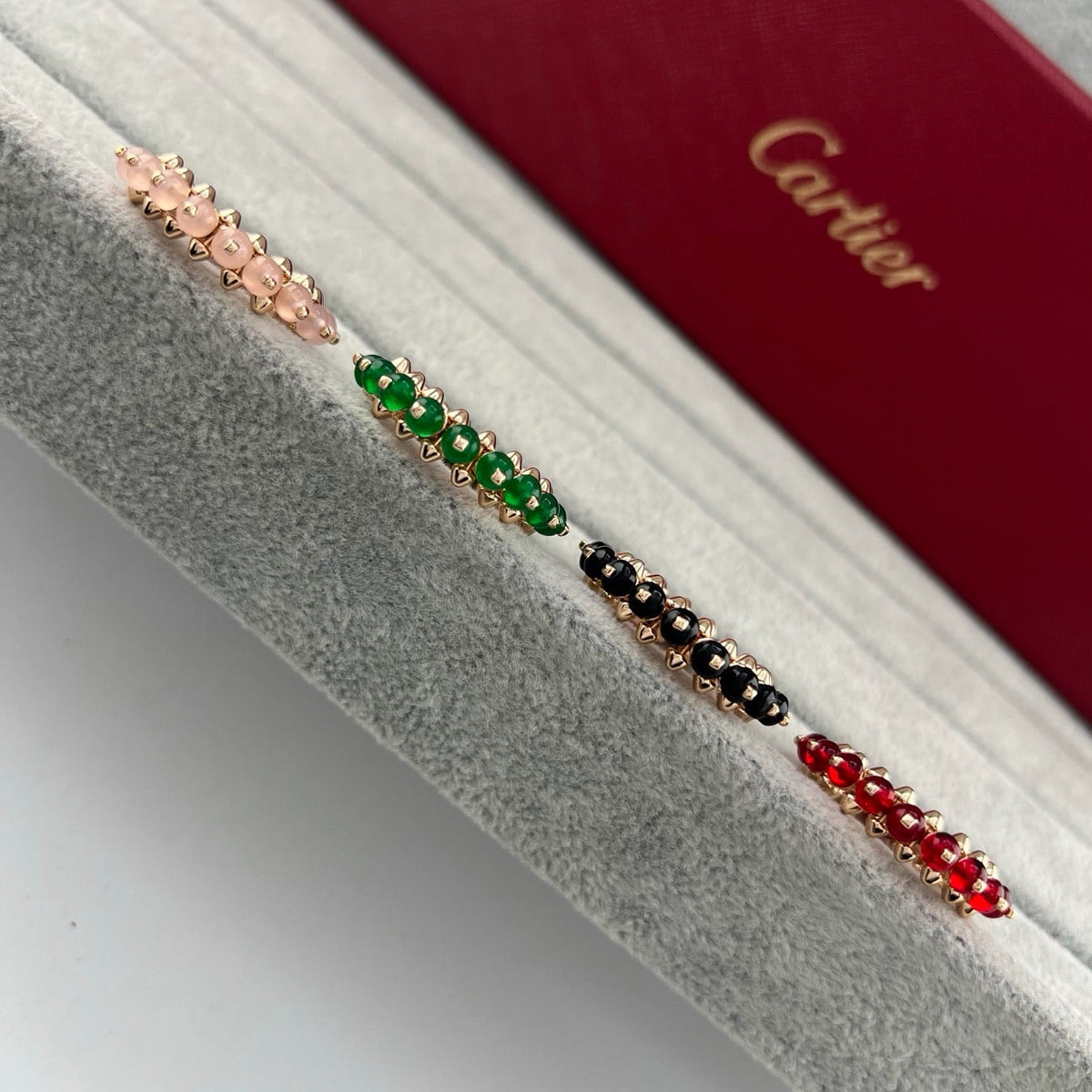 [Lumi Jewelry]CLASH 7.9MM AGATE CHALCEDONY RING