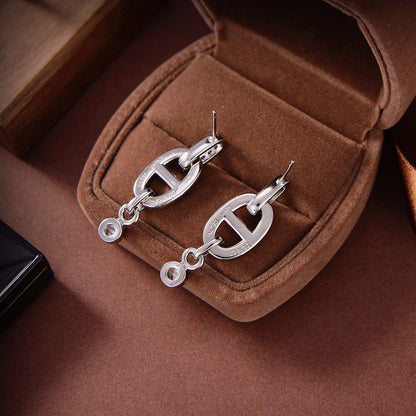 [Lumi Jewels]HM CHAINE DIAMOND EARRINGS