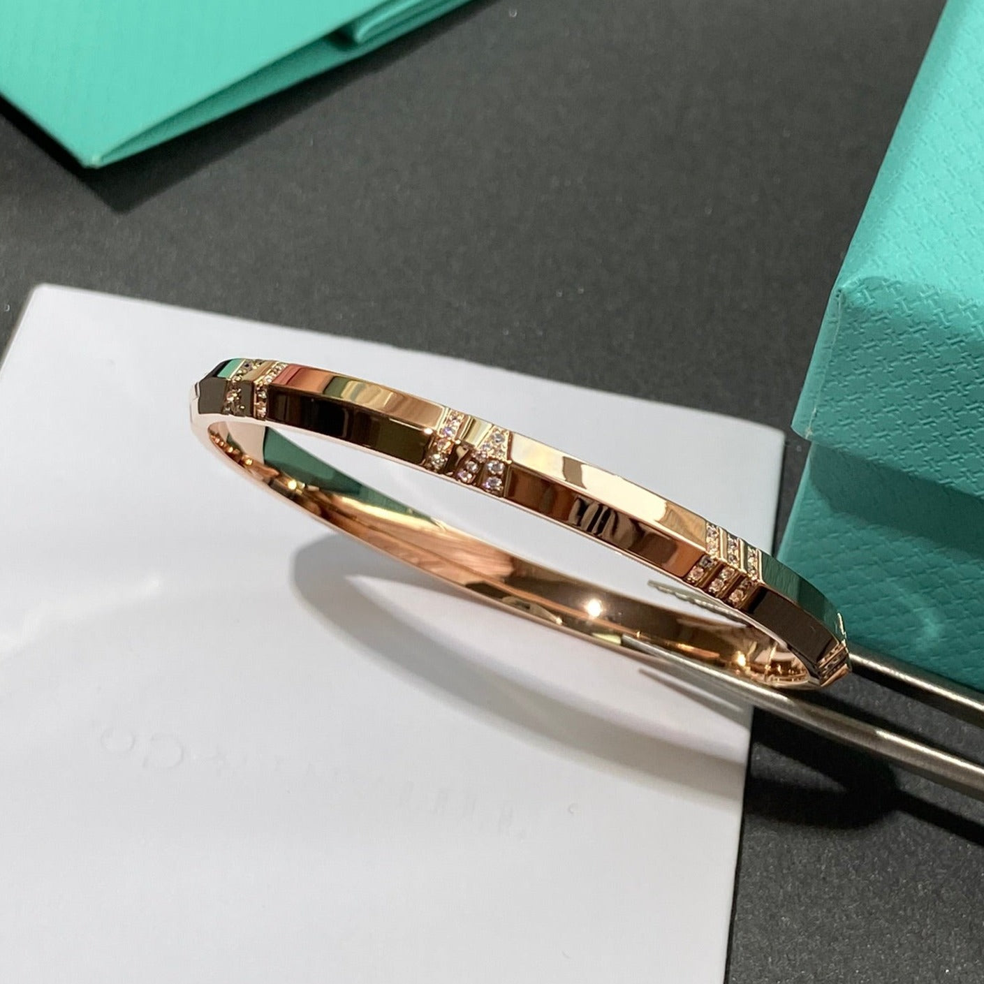 [Lumi Jewelry]ATLAS X PINK GOLD BRACELET