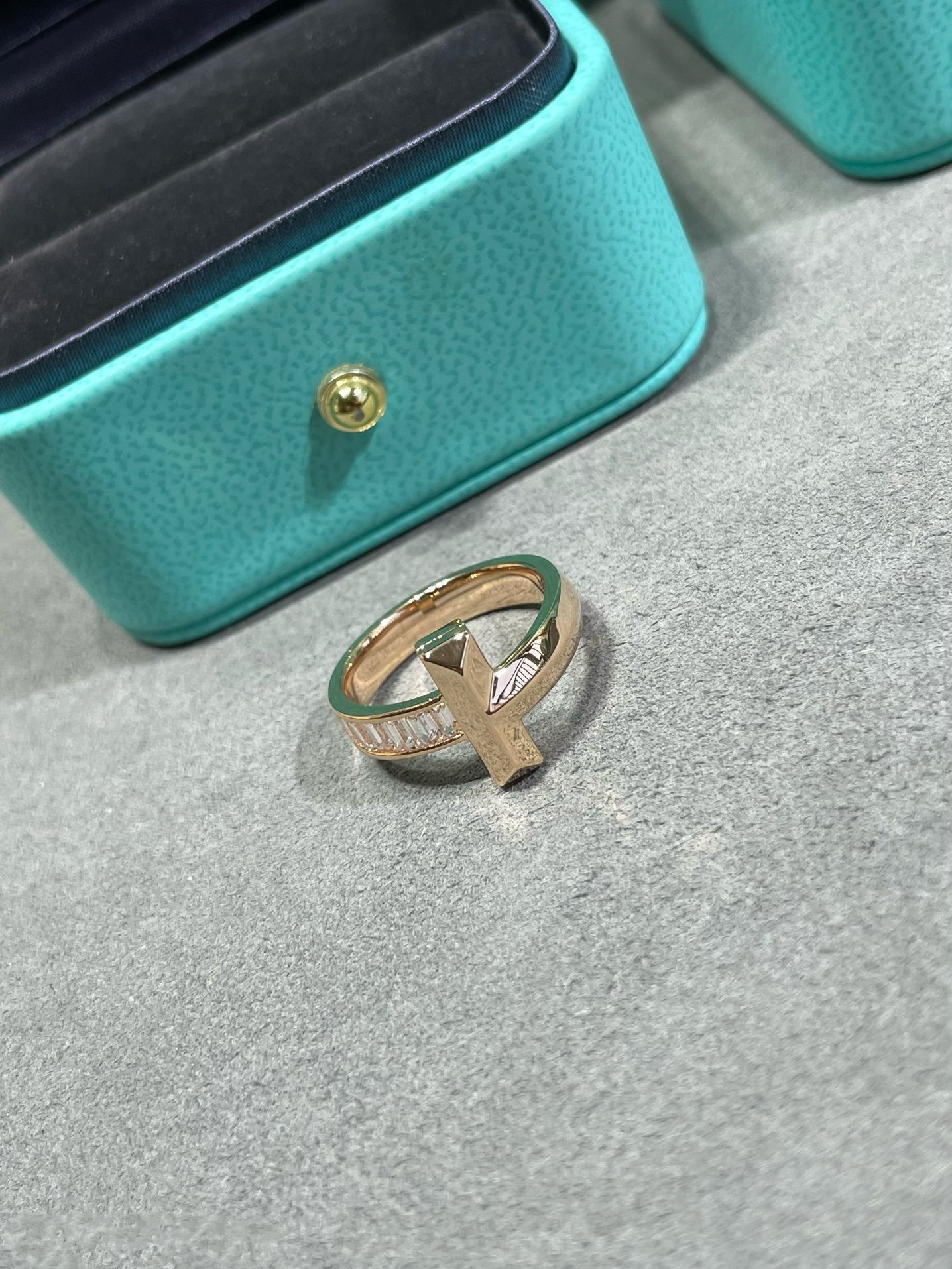 [Lumi Jewelry]T1 WIDE 4.5MM DIAMOND RING