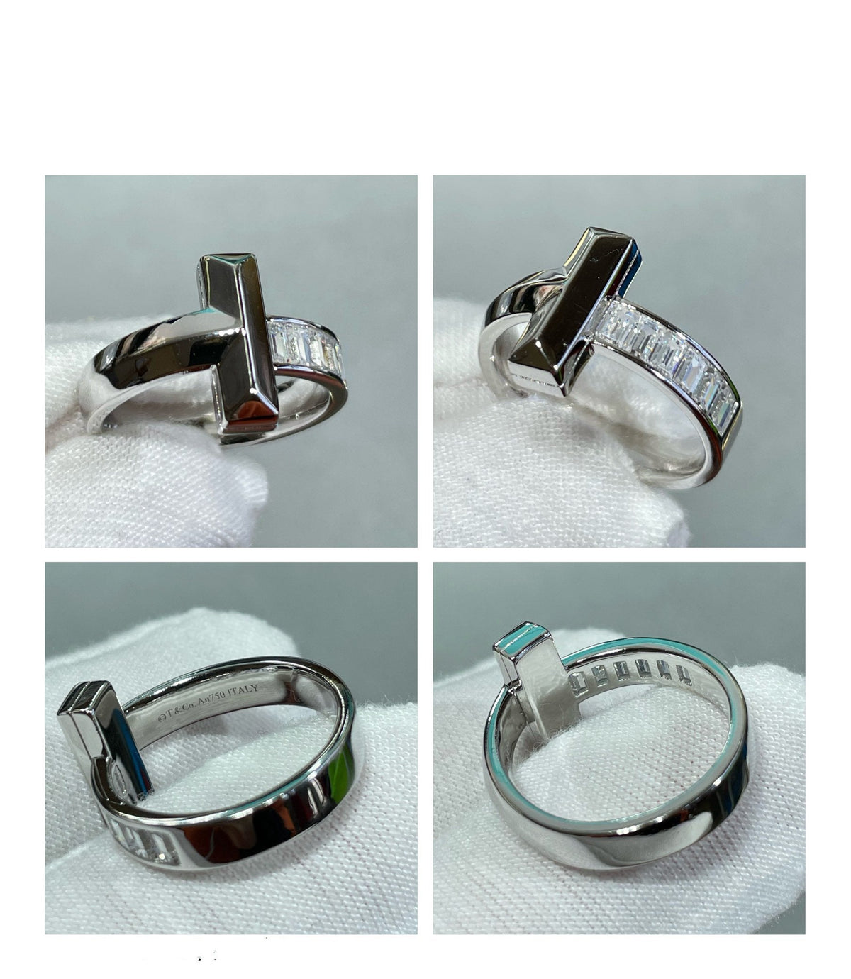 [Lumi Jewelry]T1 WIDE 4.5MM DIAMOND RING