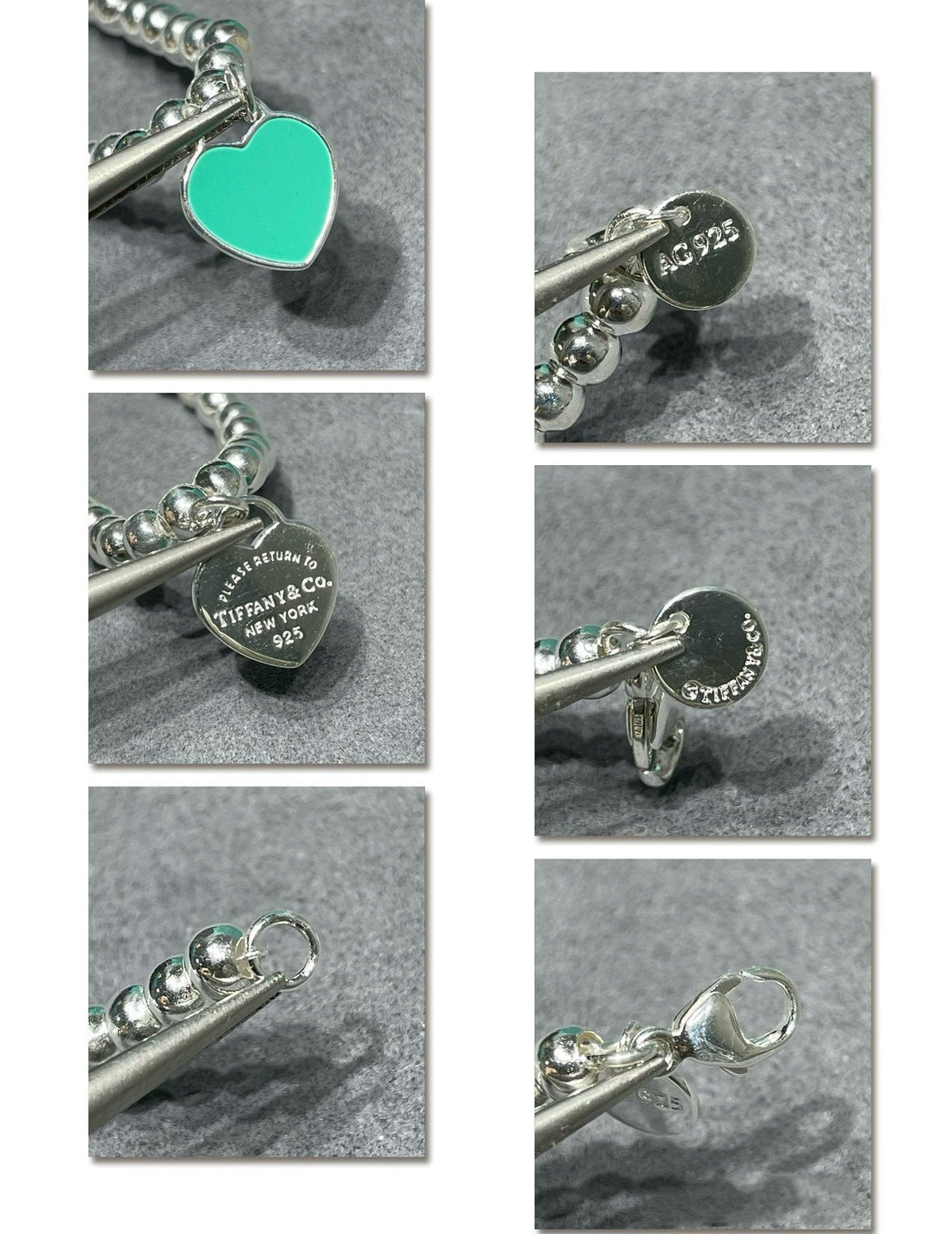 [Lumi Jewelry]RETURN TO TIF SILVER BEAD NECKLACE