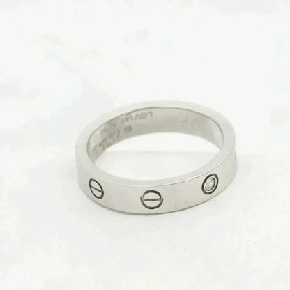 [Lumi Jewels]LOVE RING 4MM 1 DIAMOND SILVER