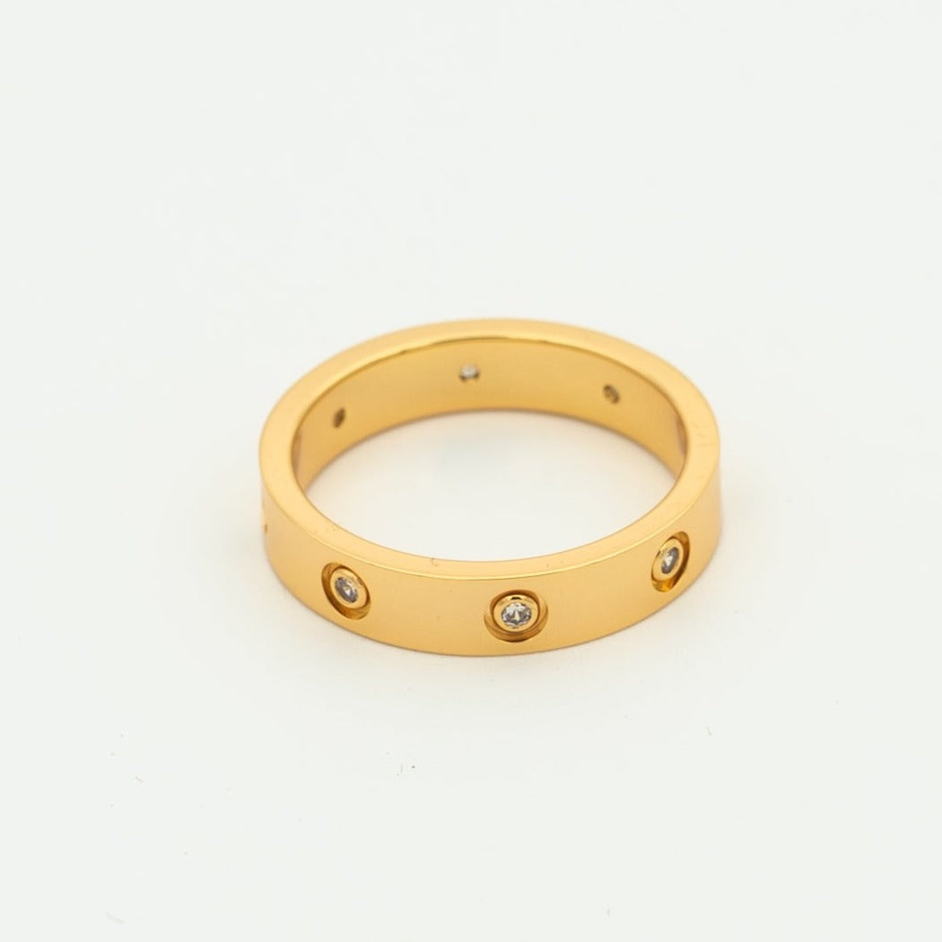 [Lumi Jewels]LOVE RING 3.6MM 8 DIAMONDS