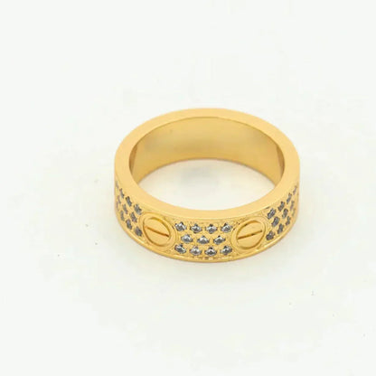 [Lumi Jewels]LOVE RING 5.5MM DIAMONDS PAVED