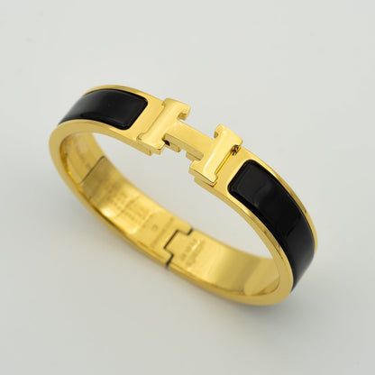 [Lumi Jewels]H BLACK BRACELET