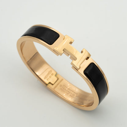 [Lumi Jewels]H BLACK BRACELET