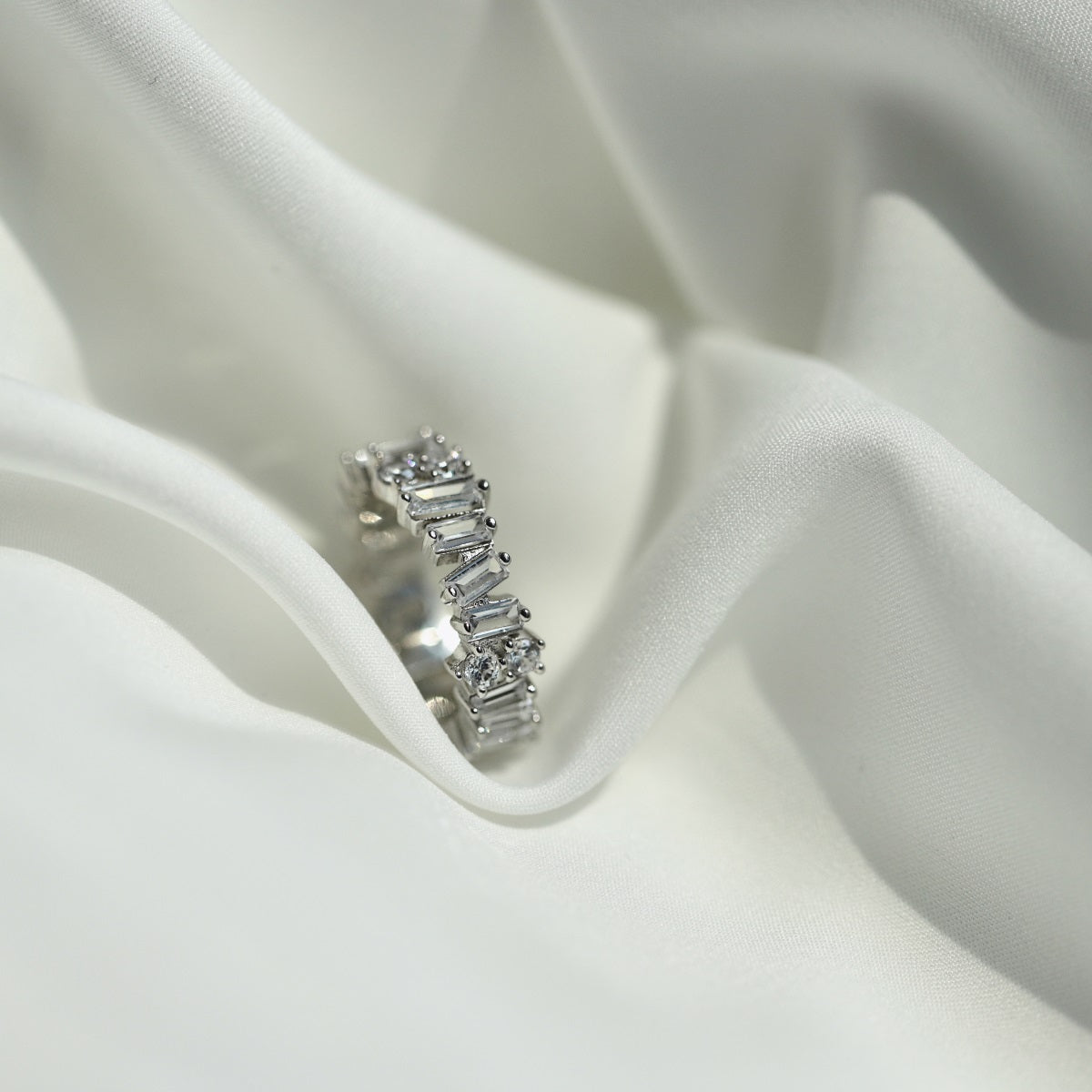 [Lumi Jewels]Delicate Multi Shape Tennis Ring