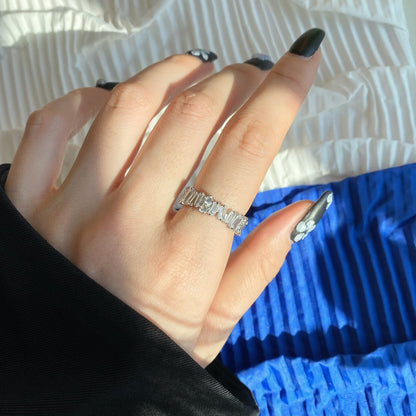[Lumi Jewels]Delicate Multi Shape Tennis Ring