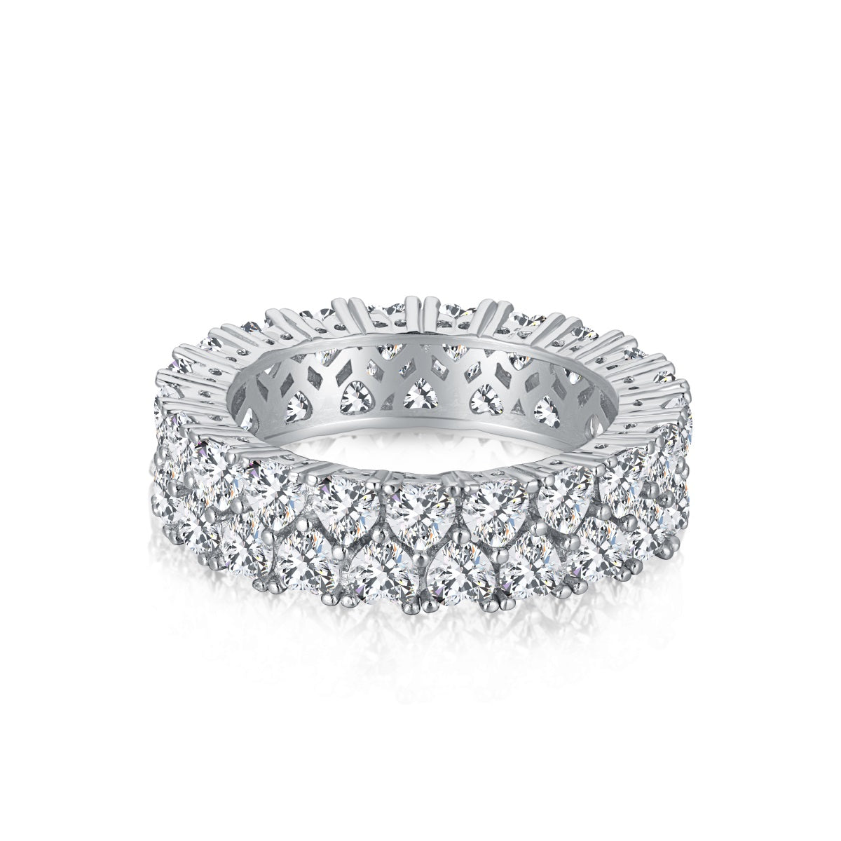 [Lumi Jewels]Sparkling Full Heart Ring