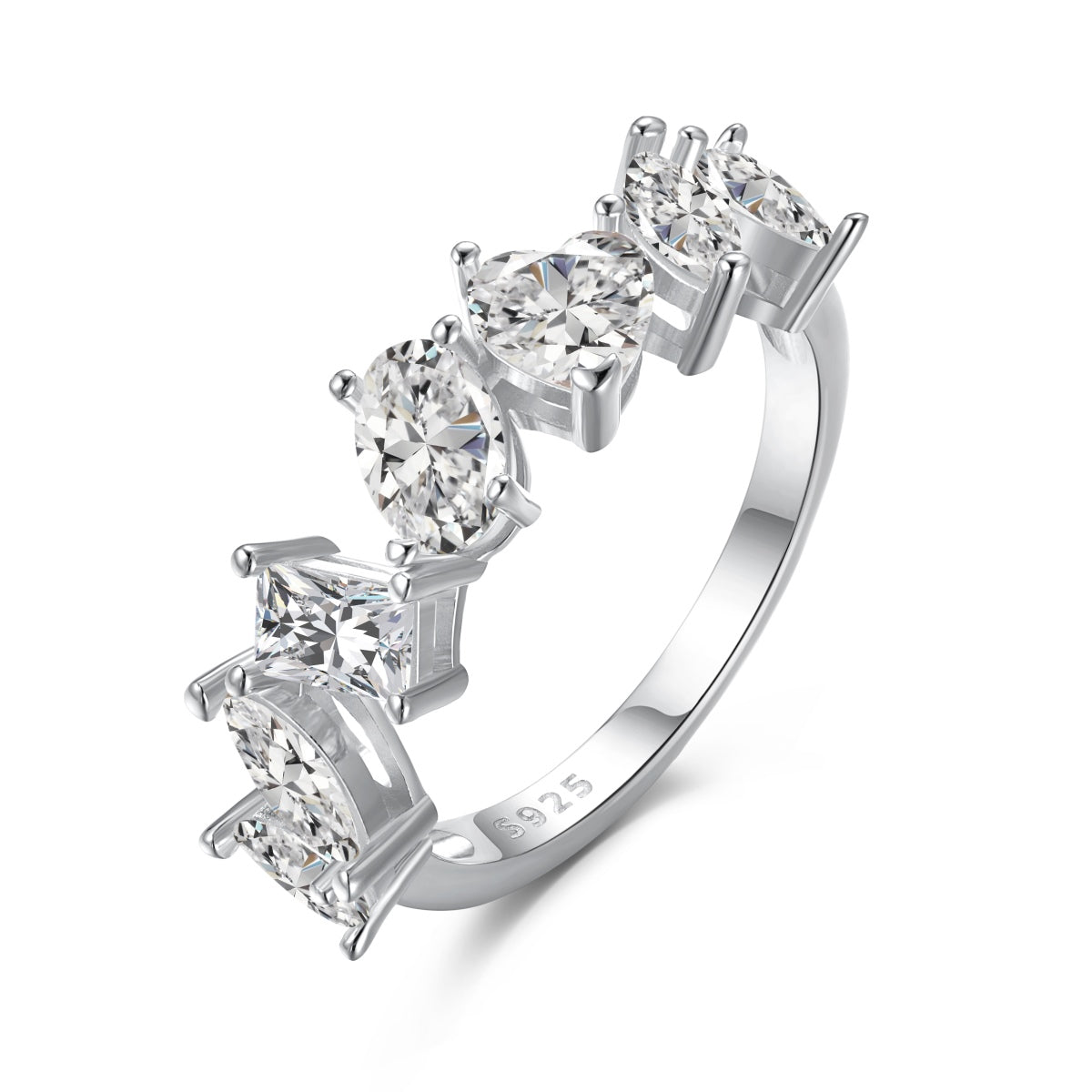 [Lumi Jewels]Delicate Multi Cut Ring