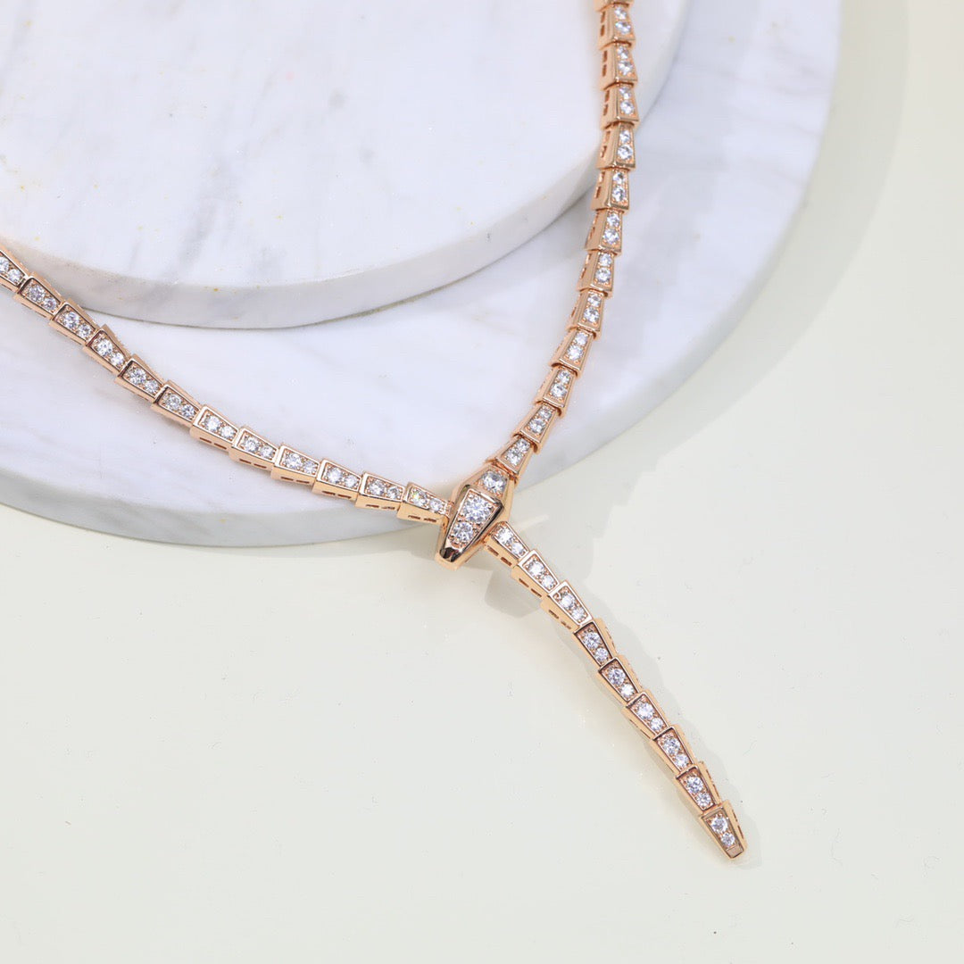 [Lumi Jewels]SERPENTI NECKLACE SILVER DIAMOND
