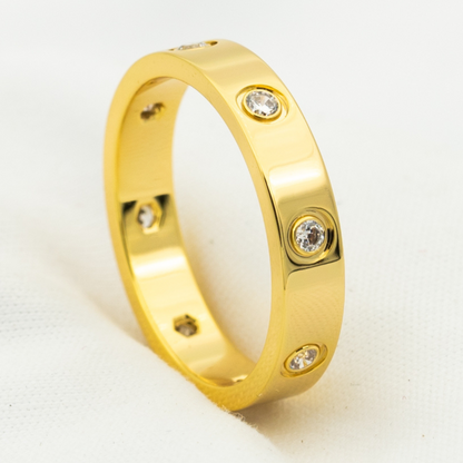 [Lumi Jewels]LOVE RING 3.6MM 8 DIAMONDS