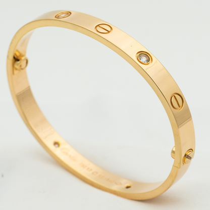 [Lumi Jewels]LOVE BRACELET 6.1MM 4 DIAMONDS