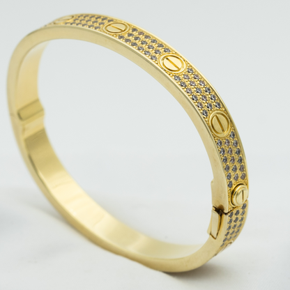 [Lumi Jewels]LOVE BRACELET 6.1MM DIAMOND-PAVED