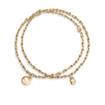 [Lumi Jewelry]HARDWEAR WRAP NECKLACE
