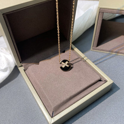 [Lumi Jewels]JEUX DE PINK GOLD DIAMOND NECKLACE