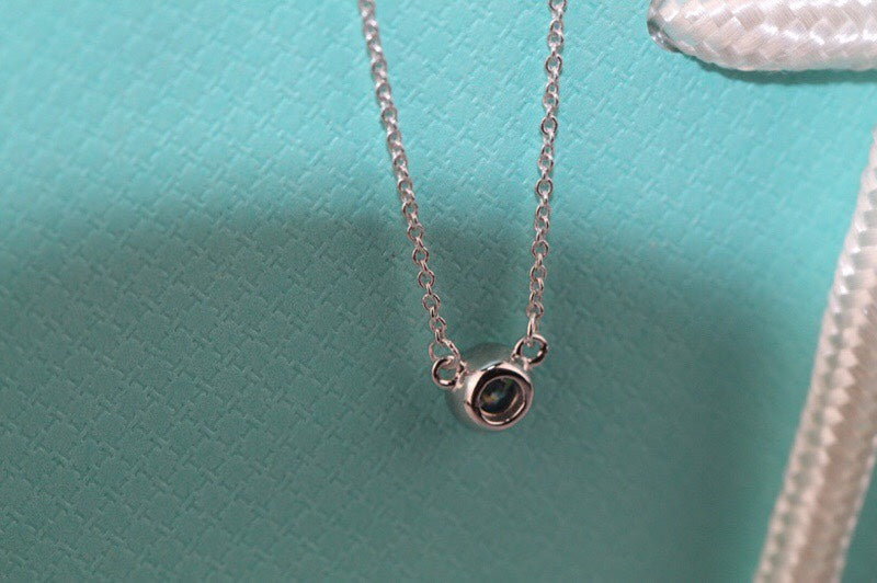 [Lumi Jewelry]ELSA PERETTI SERIES SINGLE DIAMOND SIMPLE NECKLACE