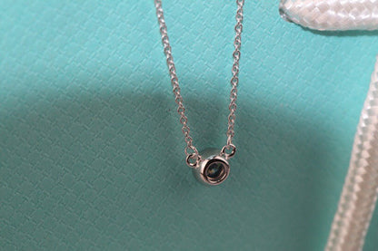 [Lumi Jewelry]ELSA PERETTI SERIES SINGLE DIAMOND SIMPLE NECKLACE