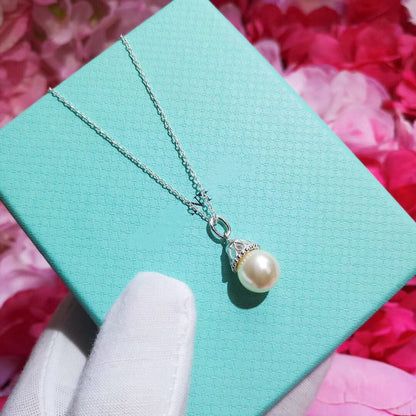 [Lumi Jewelry]PEARL PENDANT GATSBY ZIEGFELD PEARL SILVER NECKLACE