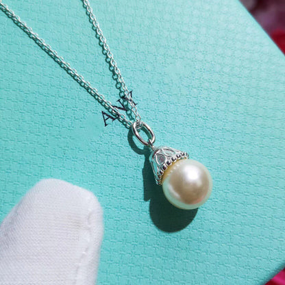 [Lumi Jewelry]PEARL PENDANT GATSBY ZIEGFELD PEARL SILVER NECKLACE