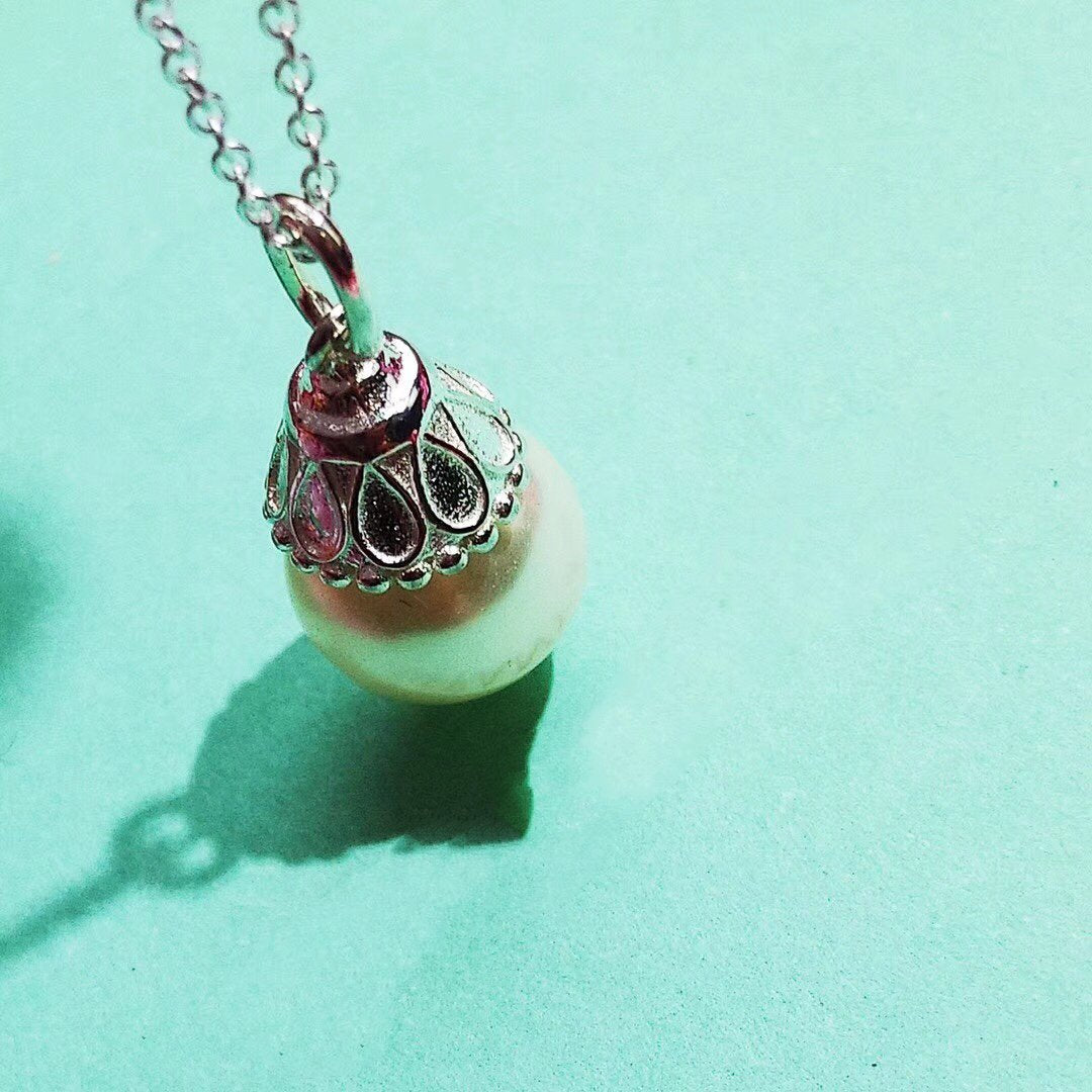 [Lumi Jewelry]PEARL PENDANT GATSBY ZIEGFELD PEARL SILVER NECKLACE