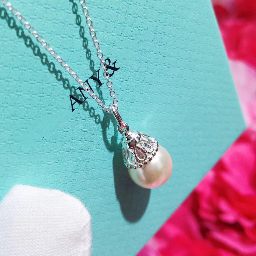 [Lumi Jewelry]PEARL PENDANT GATSBY ZIEGFELD PEARL SILVER NECKLACE
