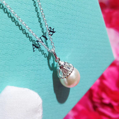 [Lumi Jewelry]PEARL PENDANT GATSBY ZIEGFELD PEARL SILVER NECKLACE