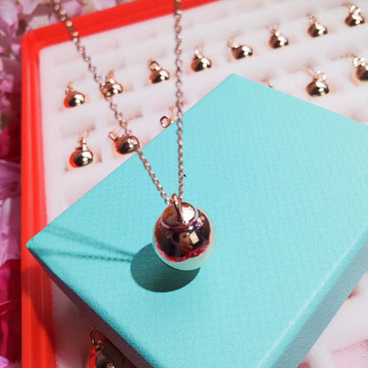 [Lumi Jewelry]HARDWEAR PENDENTIF BALL ROSE NECKLACE