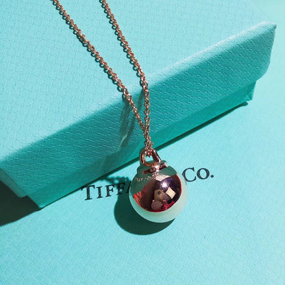 [Lumi Jewelry]HARDWEAR PENDENTIF BALL ROSE NECKLACE