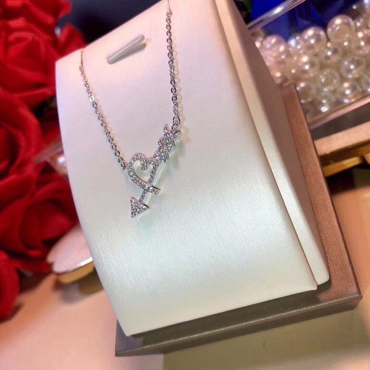 [Lumi Jewelry]COLGANTE HEART & ARROW NECKLACE