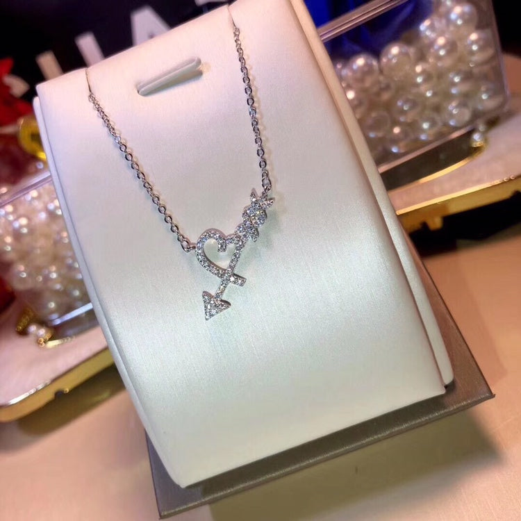 [Lumi Jewelry]COLGANTE HEART & ARROW NECKLACE