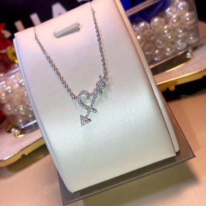 [Lumi Jewelry]COLGANTE HEART & ARROW NECKLACE