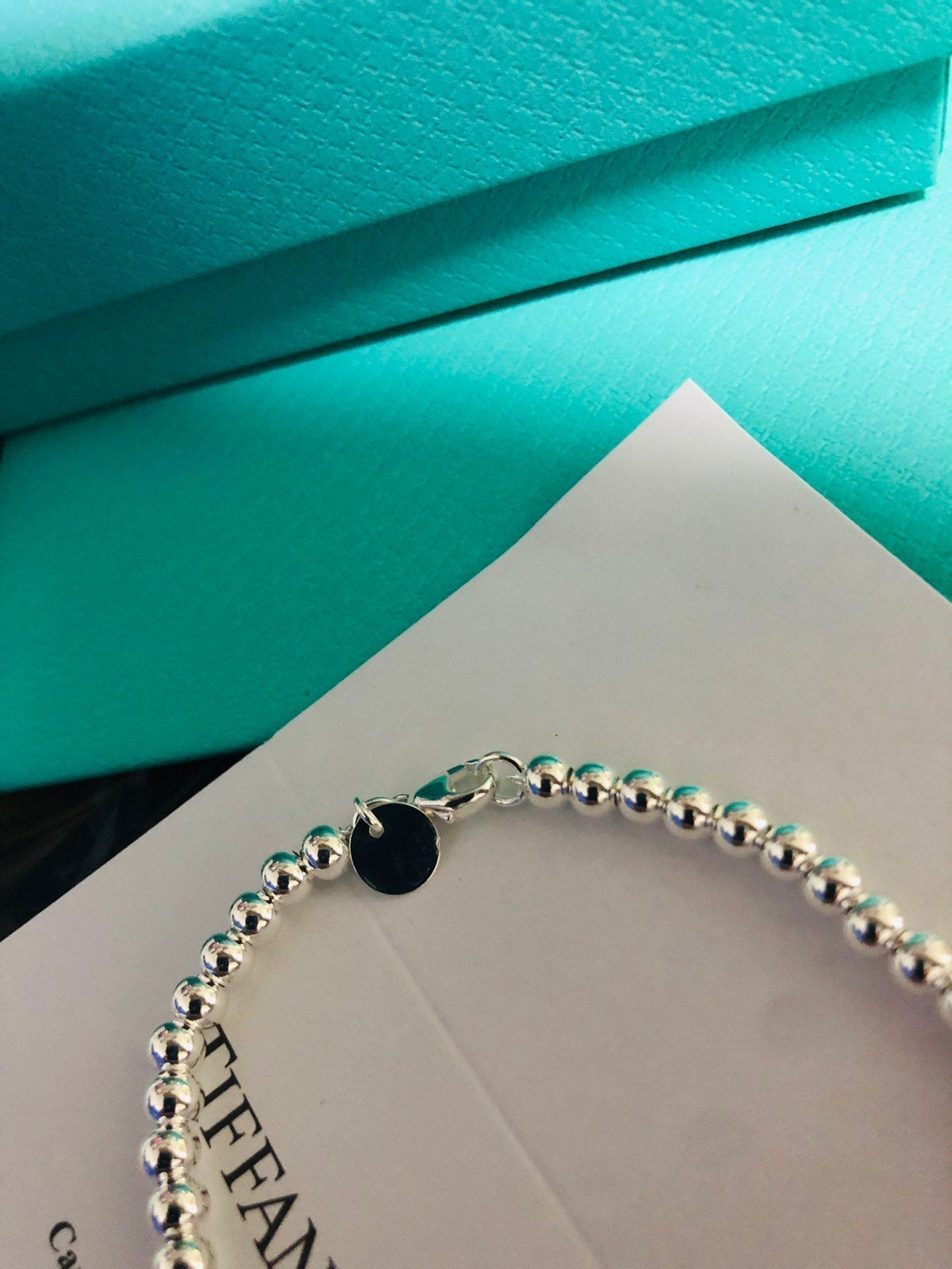 [Lumi Jewelry]LOVE TIFFANY RED HEART TAG BEAD BRACELET